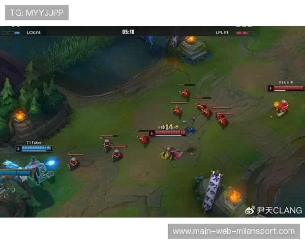 BLG中路推线入侵野区，对面视野被清空